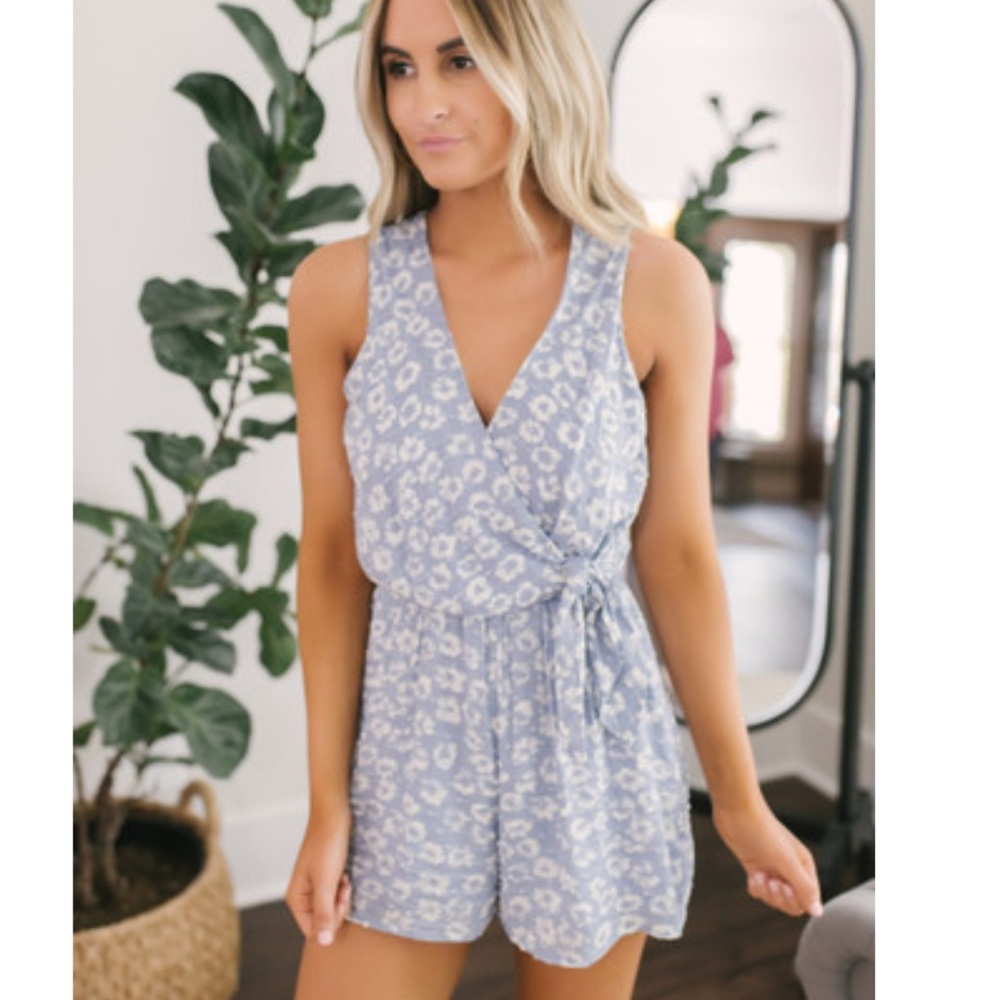 Floral Print Romper